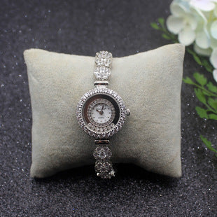 Lucky Wheel Freshwater Pearl Long Strap Zircon Women's Watch Cn435