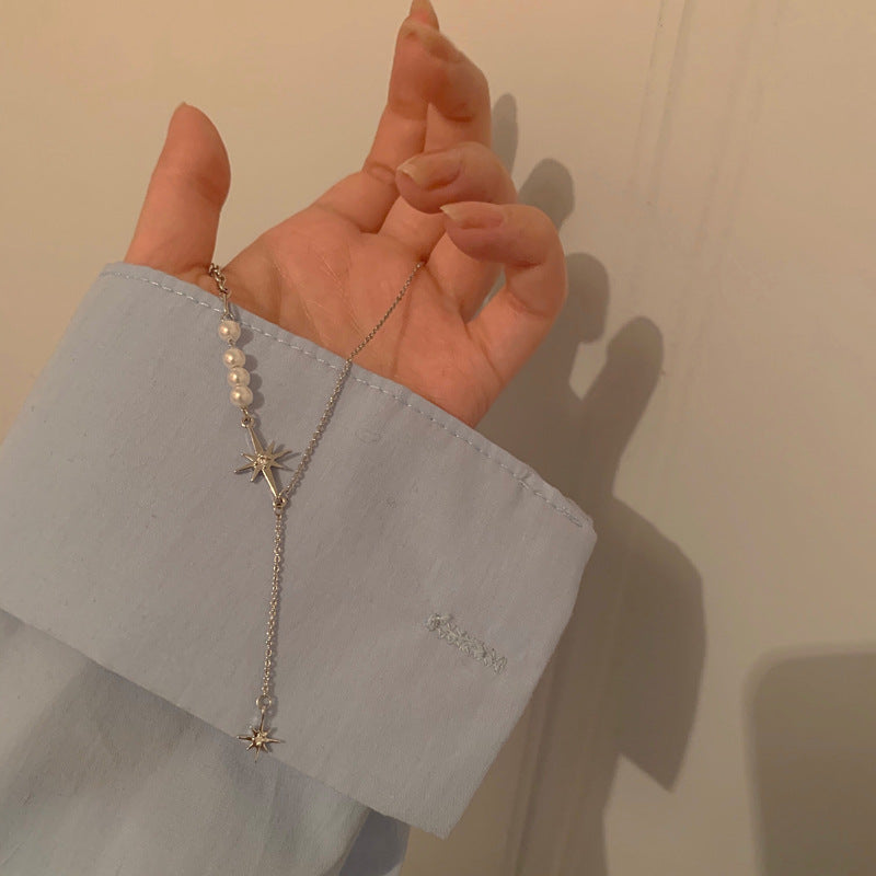 Pearl Necklace Clavicle Chain Necklace Cn483