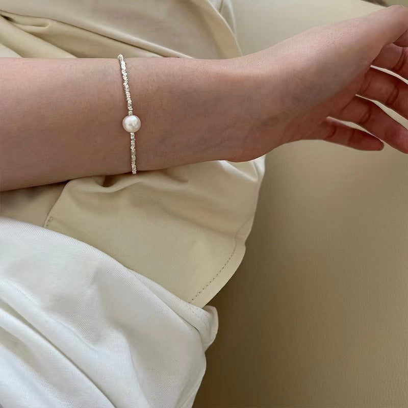 Gümüş klavikula zinciri s925 gümüş cn367 küçük parçalar