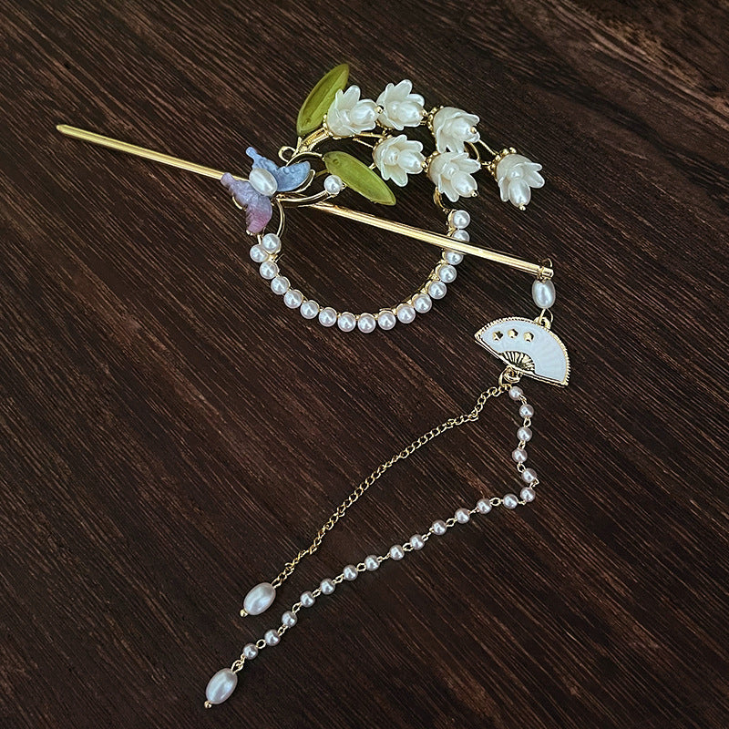 Butterfly Small Flower Hairpin Cn0232