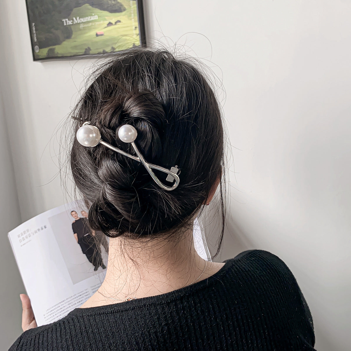 Retro Elegant Updo One-Word Hairpin Cn0239