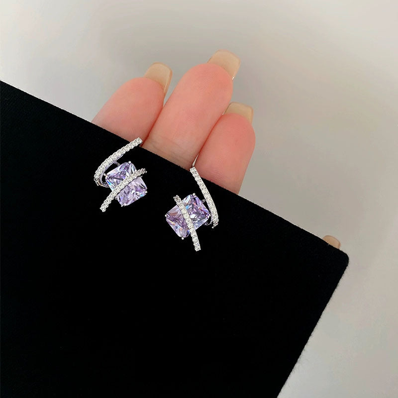 Aurora Purple Sugar Purple Earrings Cn0257