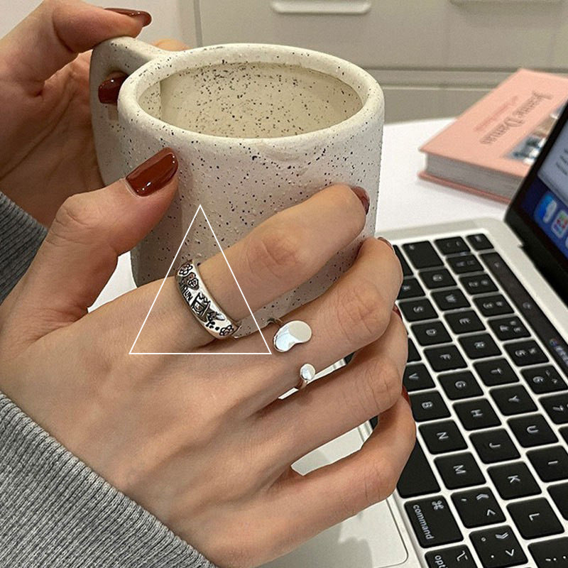 Weaving Hollow Open Ring Cn403