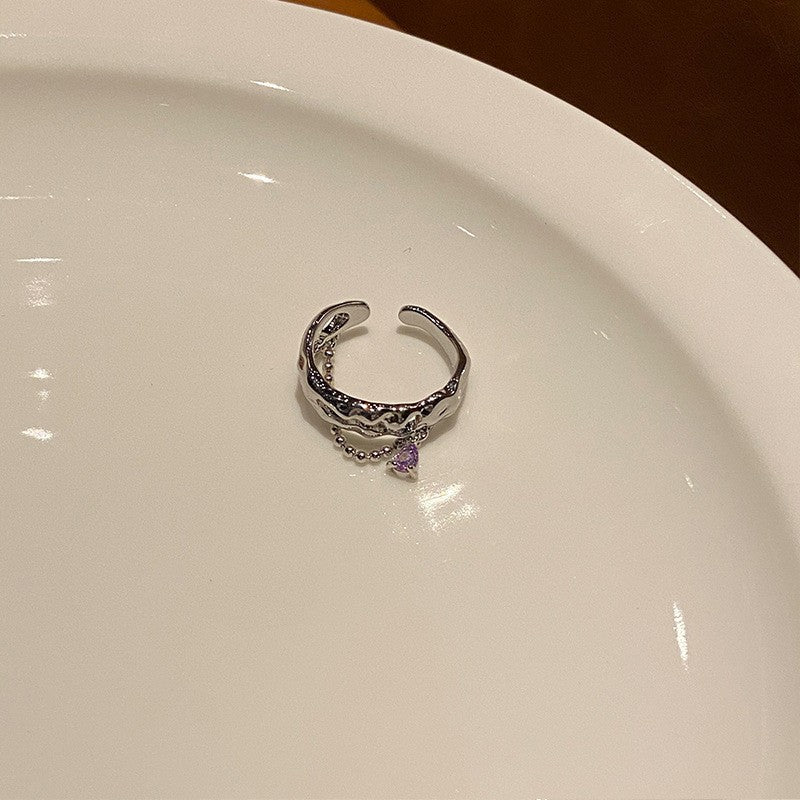 Weaving Hollow Open Ring Cn403