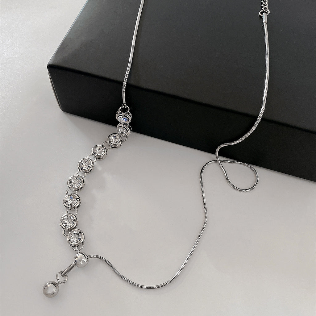 Fashion Tassel Asymmetric Clavicle Chain Cn0314