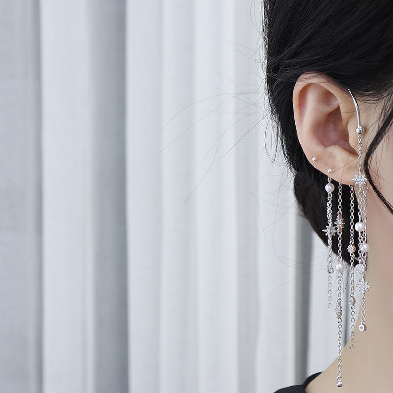 Stern Ohr hängend lange Quaste Ohr hängend Cn371