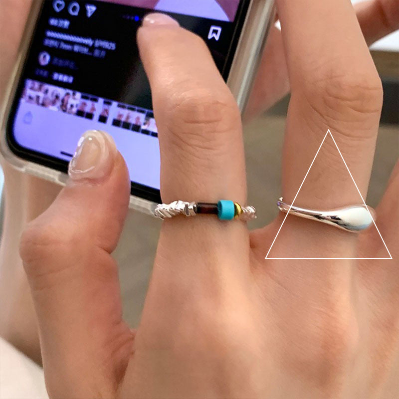 Weaving Hollow Open Ring Cn403