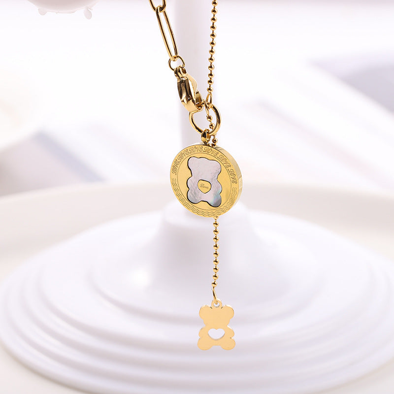 Fritillary Titanium Steel Necklace Cn0280