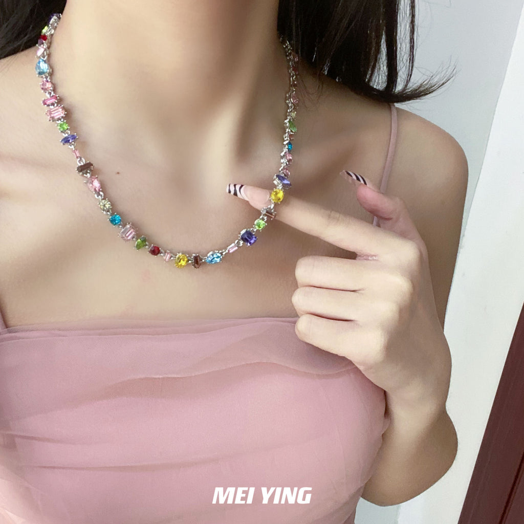 컬러 크리스탈 캔디 팔찌 Cn376