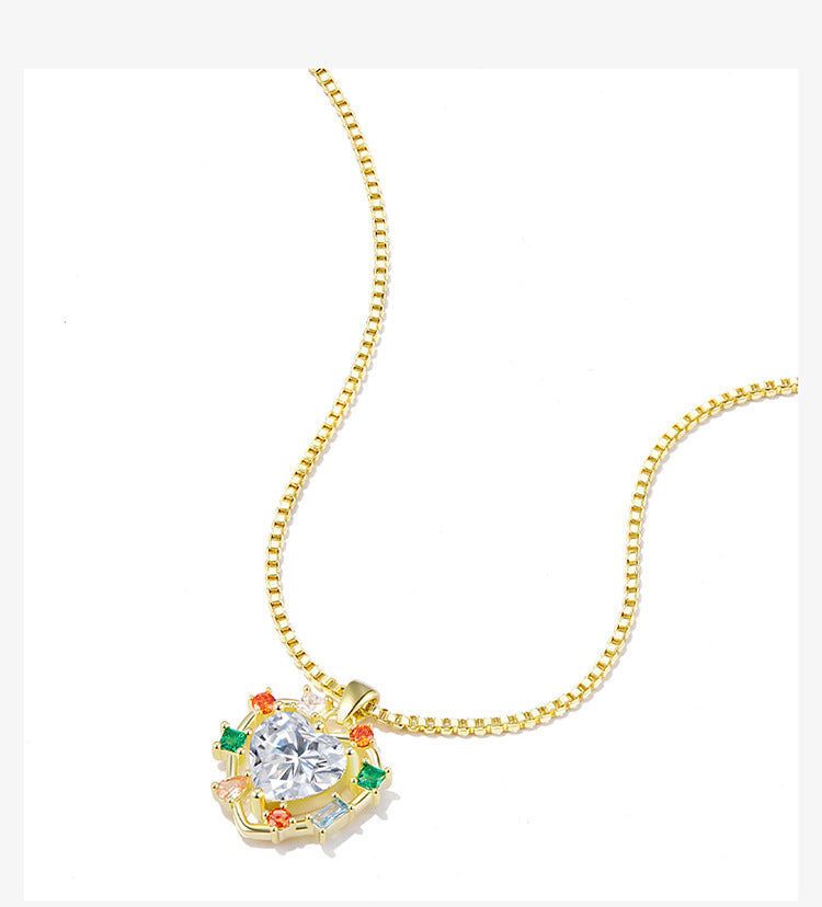 Palette Series Green Heart Earrings Cn550