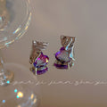 Candy Series Love Heart Earrings Female Candy Bag Ear Studs Earrings Cn544