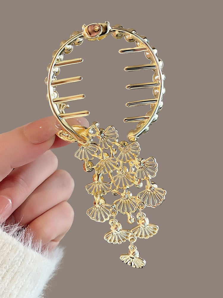 Peacock Hair Clip Headdress Cn0236