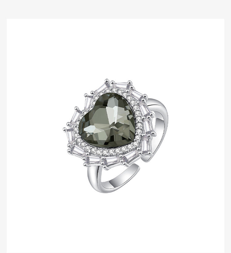 Black Bow Ring Female Imitation Pearl Ring Cn518