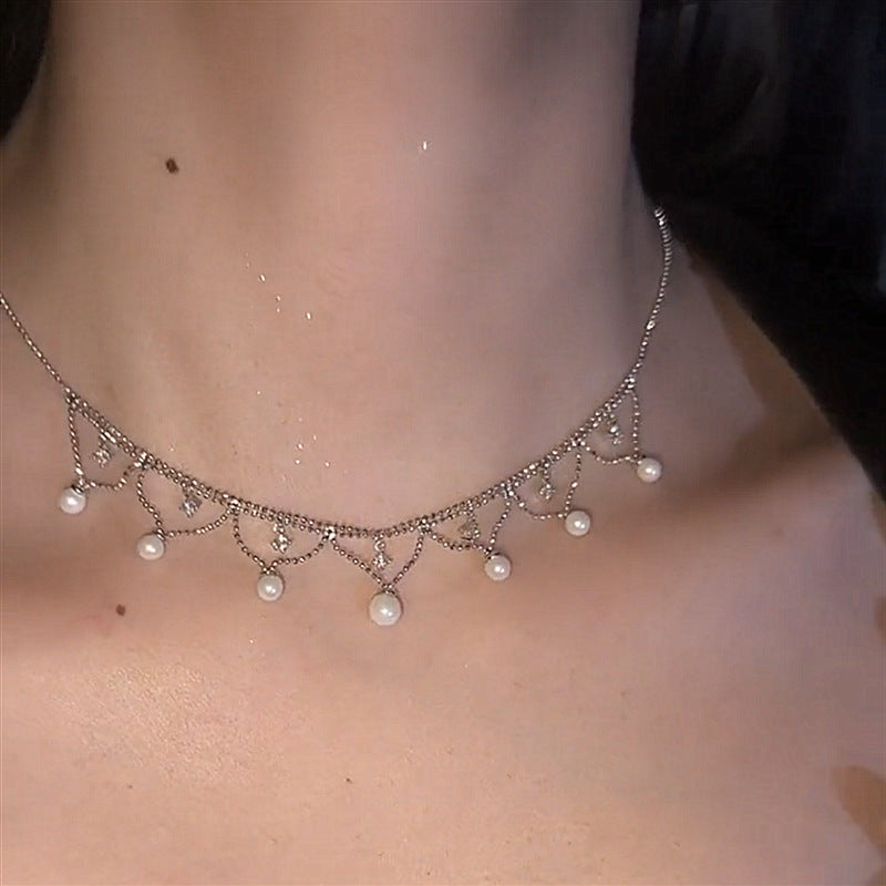 비즈 Dominestone 목걸이 독특한 Clavicile 체인 Cn358