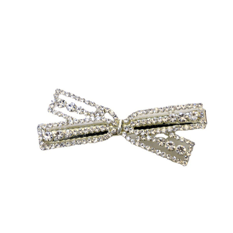 Rhinestone Full Diamond Super Flash Side Clip Bangs Clip Back Head Hairpin Cn486