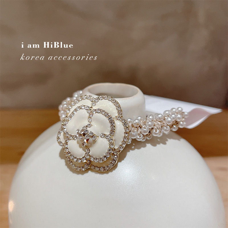 Camellia Hair Accessories Vintage Tie Hair Rope Cn490