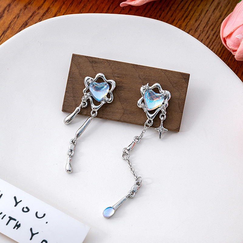 Sweet Cool Moonstone Love Ear Bone Clip Cn517