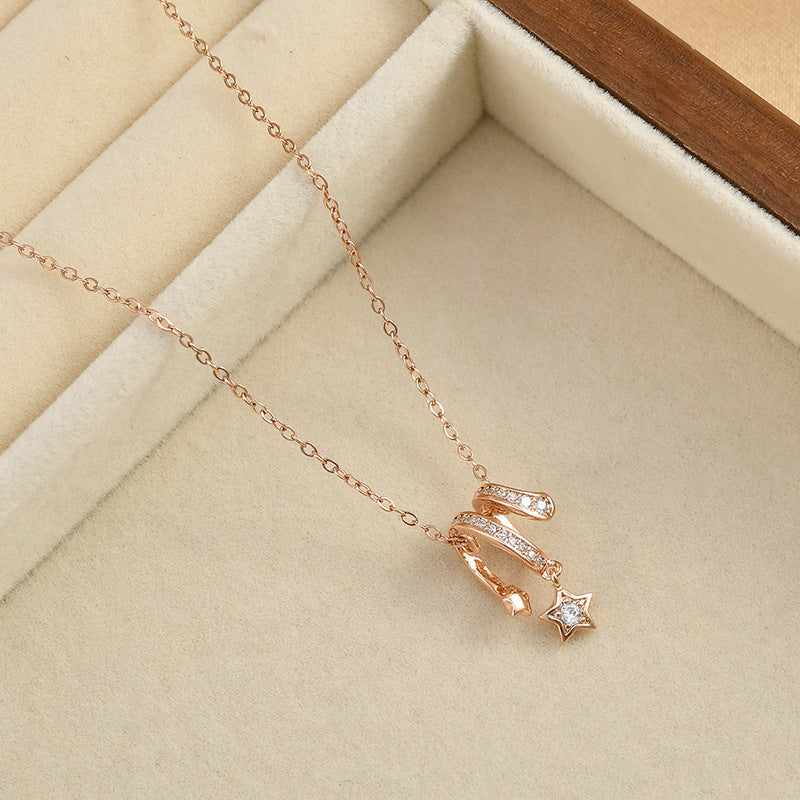 Niche Design Geometric Stars Necklace Necklace Cn474