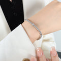 Beaded Necklace Exquisite Bracelet Zircon Pendant Jewelry Set Cn0299