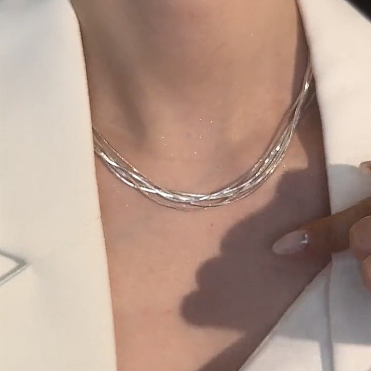 Multilayer Tassel Chain Necklace CN0110