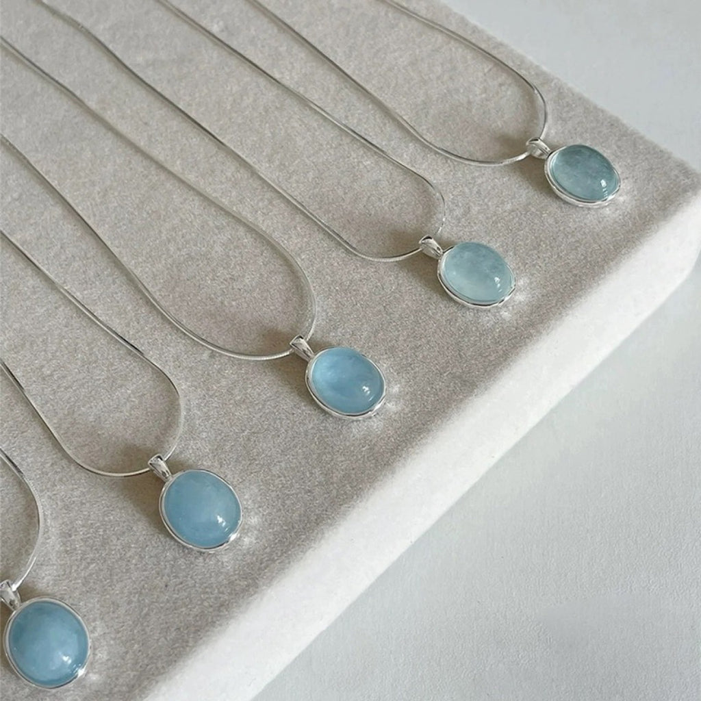 블루 새로운 스타일 목걸이 Cn393