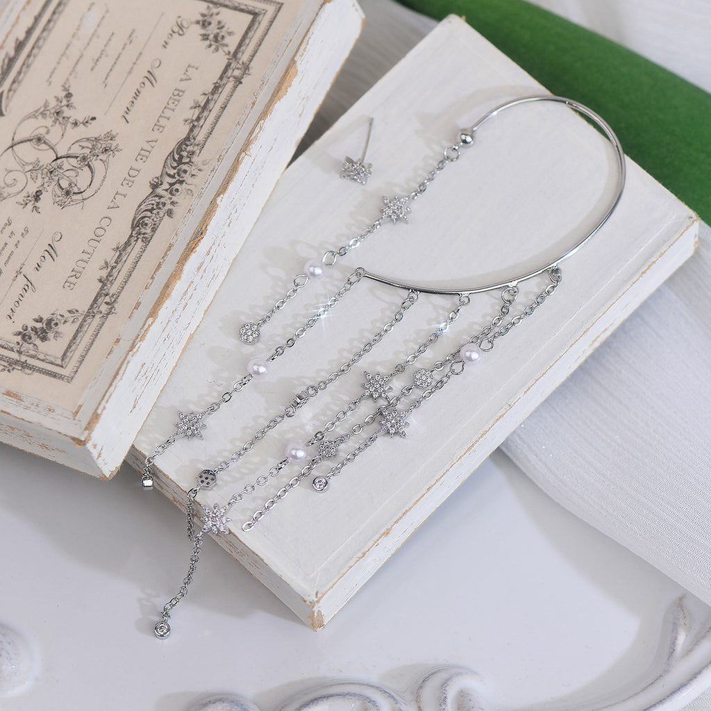 Stern Ohr hängend lange Quaste Ohr hängend Cn371