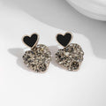 Popular Heart Shape with Diamond Earrings Cn541