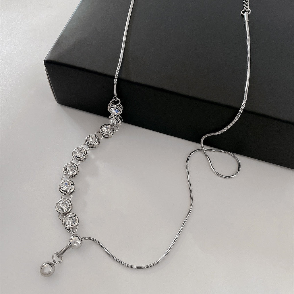 Fashion Tassel Asymmetric Clavicle Chain Cn0314