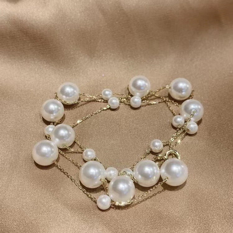 Starry Pearl Necklace Clavicle Chain Cn447