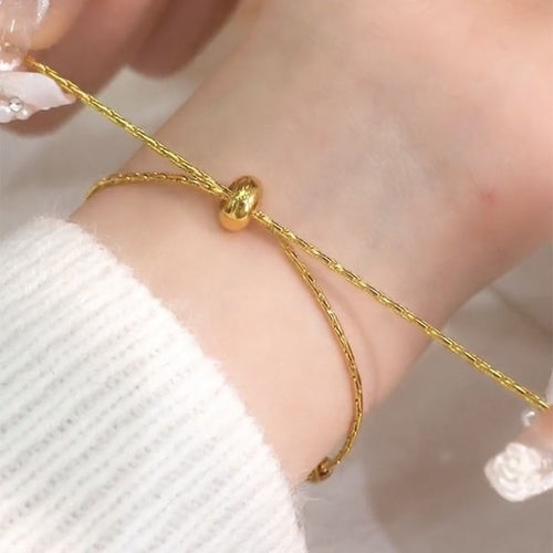 Bracelet Female Letter Elbow Minority Simple Personality Carrying Strap Bracelet Pull Adjustable Cn532