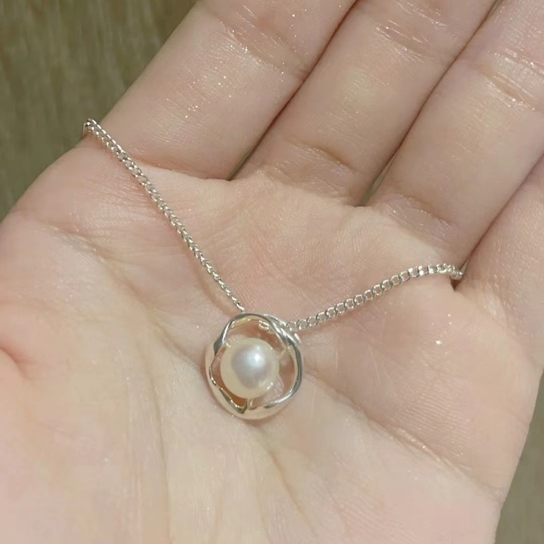 Basit retro klavikula zinciri moda kolye cn402