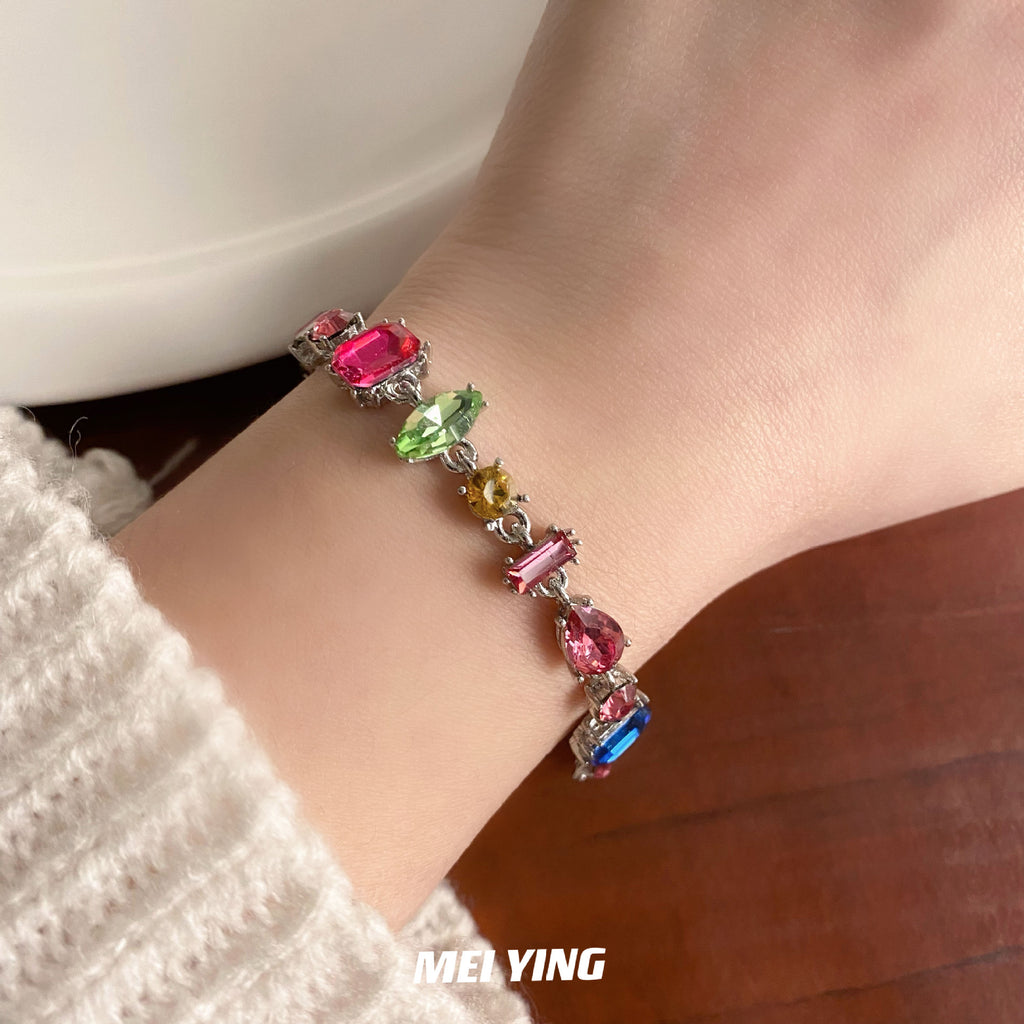 컬러 크리스탈 캔디 팔찌 Cn376