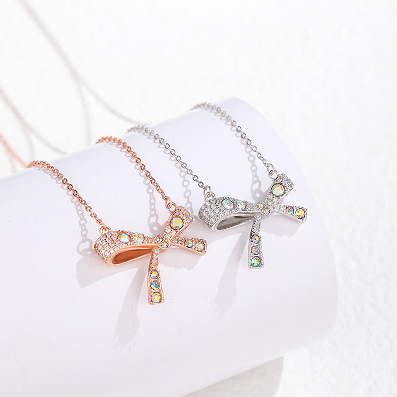 Bow Necklace Collar Chain CN462