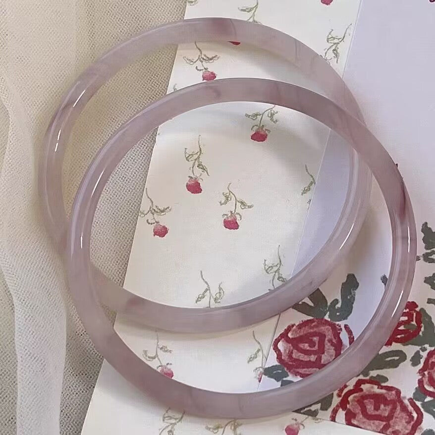 Antique Imitation Jade Jingle Bracelet Cn0228