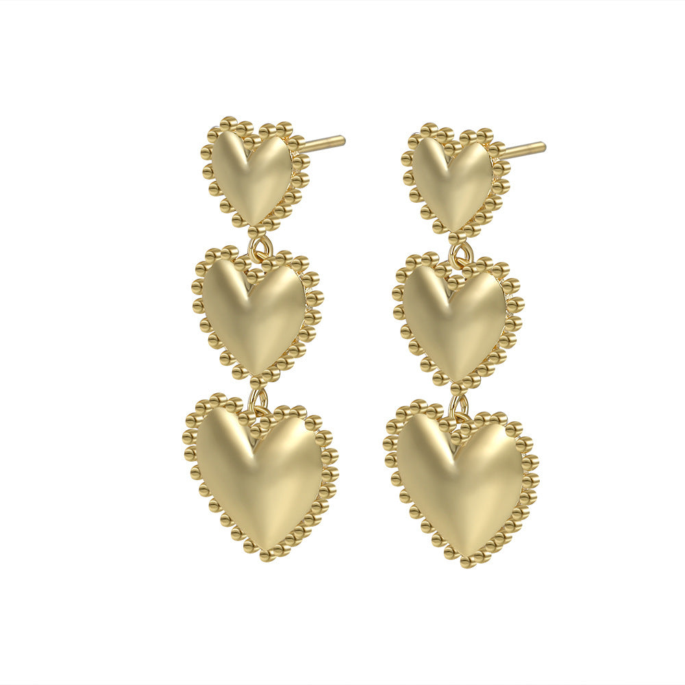 Personalized and Simple Earrings Cn0310