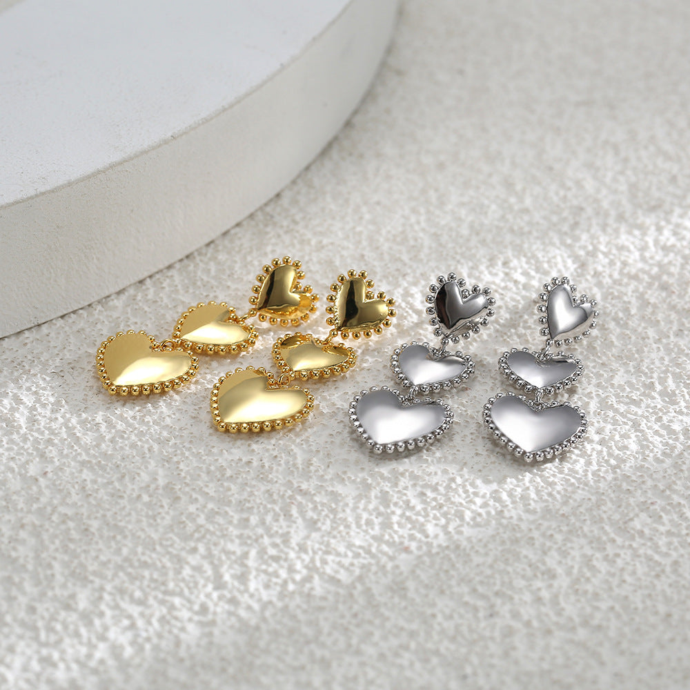 Personalized and Simple Earrings Cn0310