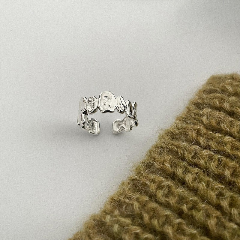 Weaving Hollow Open Ring Cn403