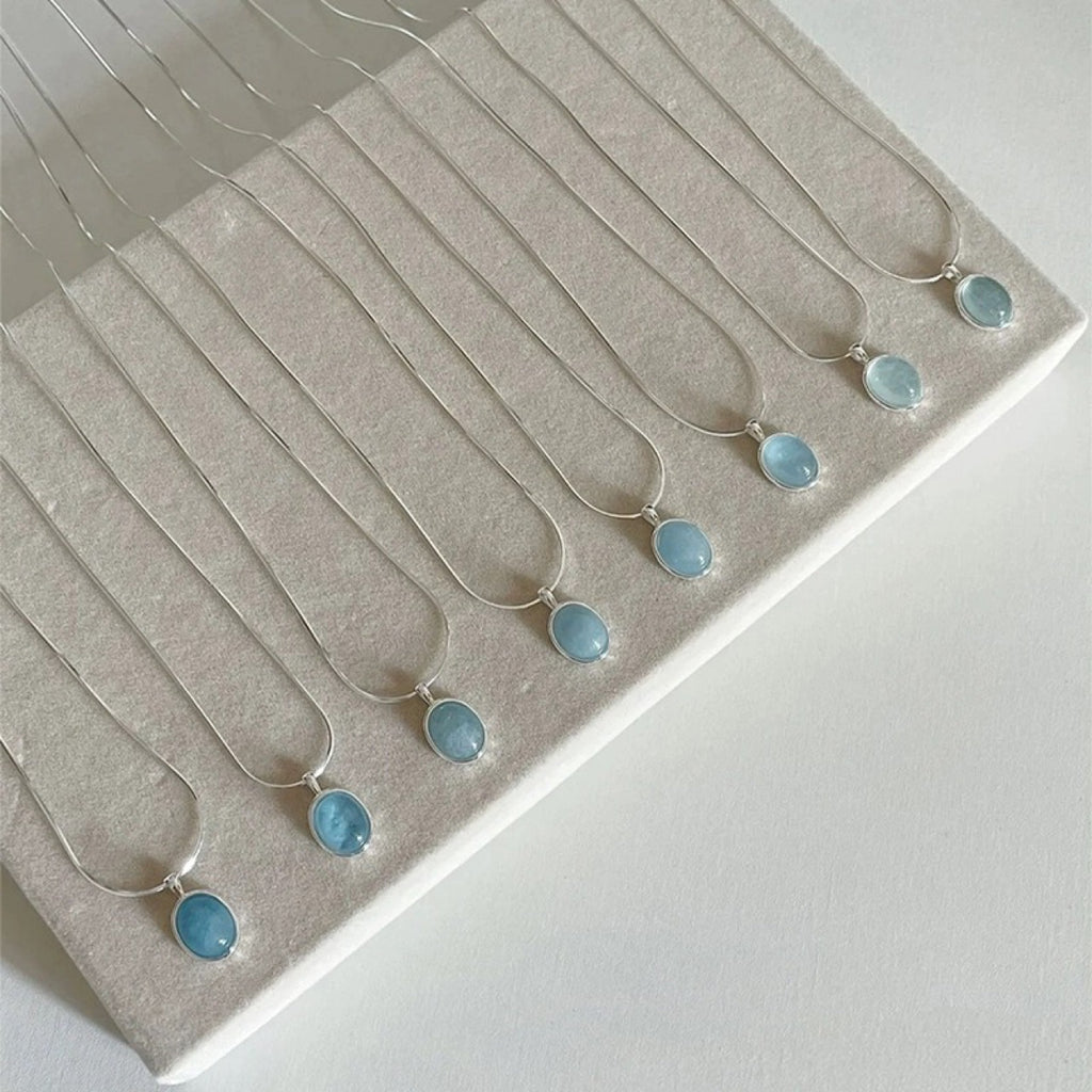 블루 새로운 스타일 목걸이 Cn393