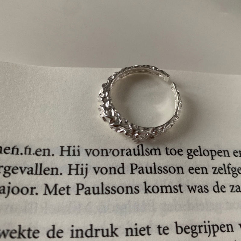 Weaving Hollow Open Ring Cn403