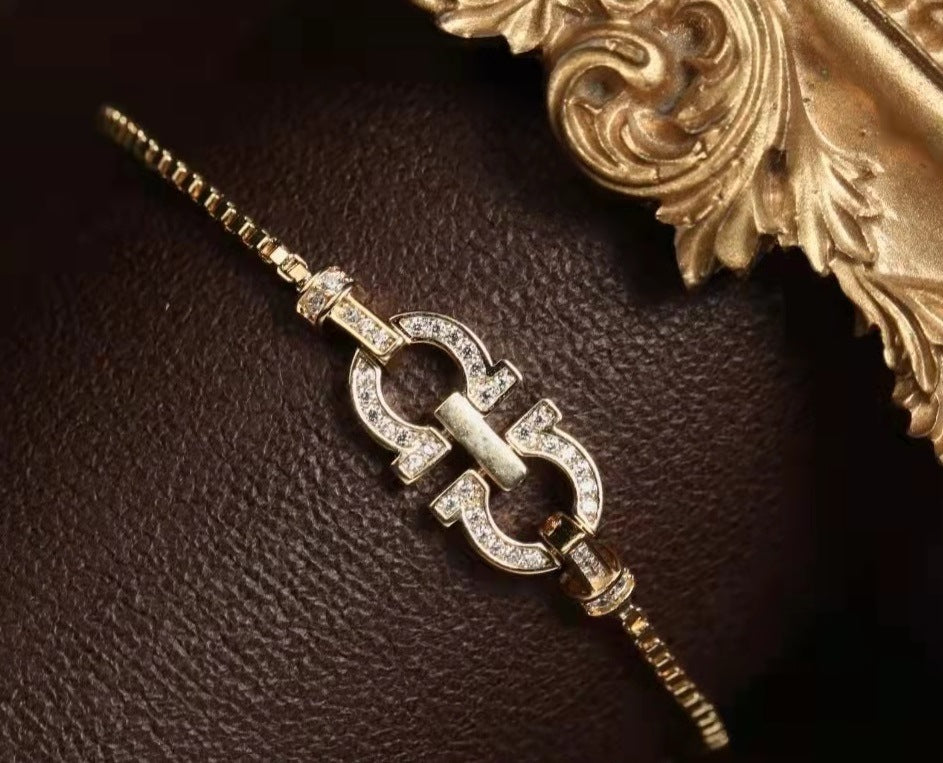 Micro-Inlaid Pull-out Adjustable Bracelet Cn498