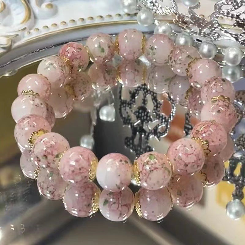 Bracciale rosa con perline Opal XINGX Cn324