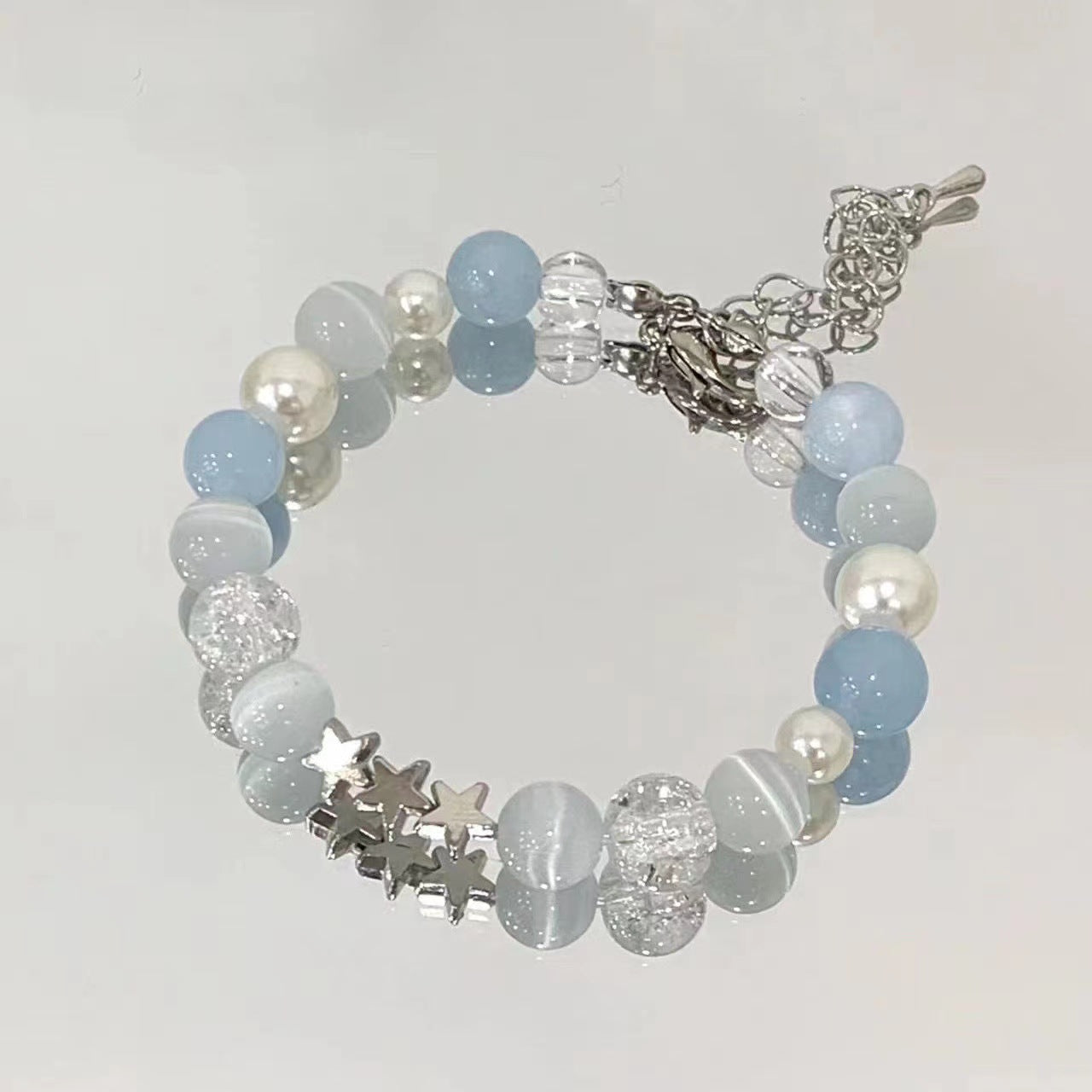 Bracciale rosa con perline Opal XINGX Cn324