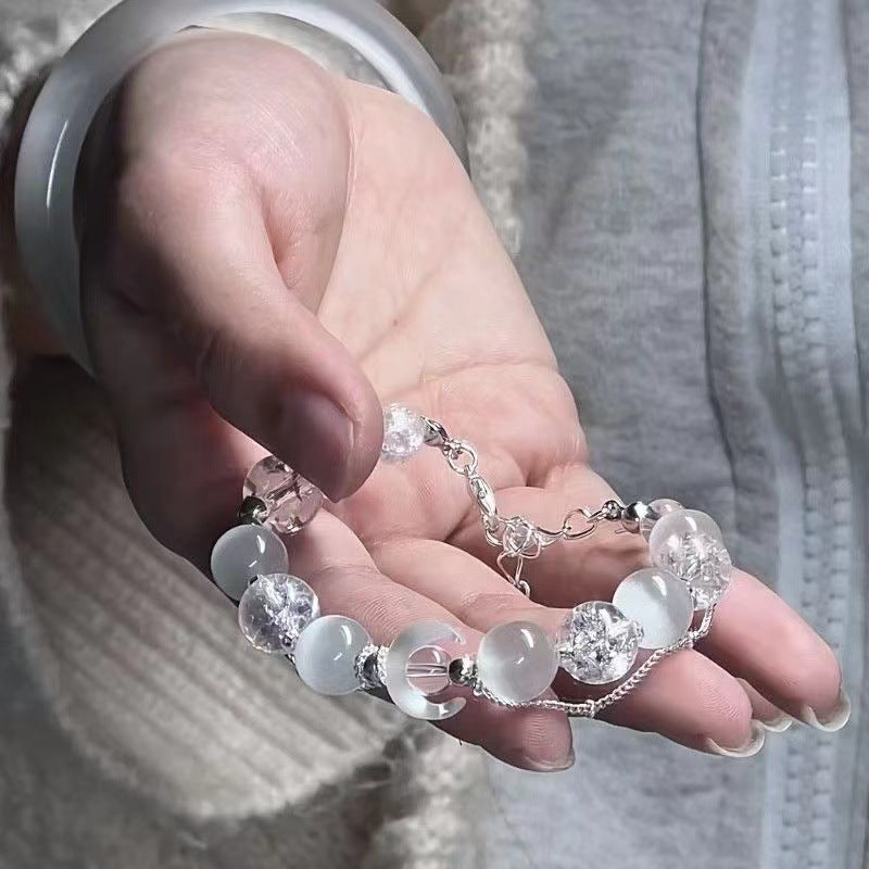 Bracciale rosa con perline Opal XINGX Cn324