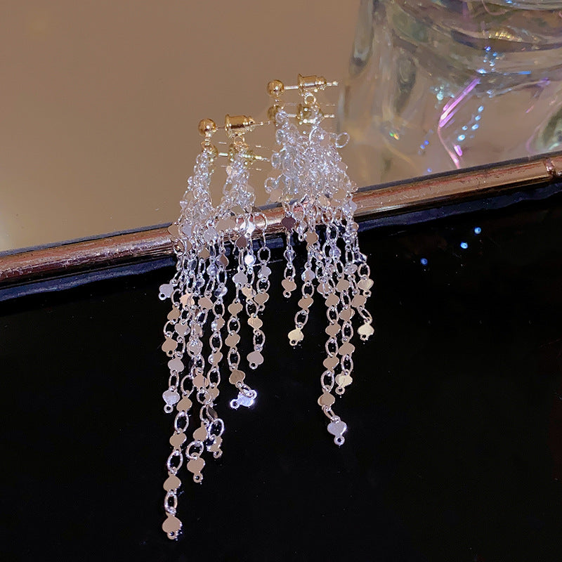 Long Tassel Earrings Cn356