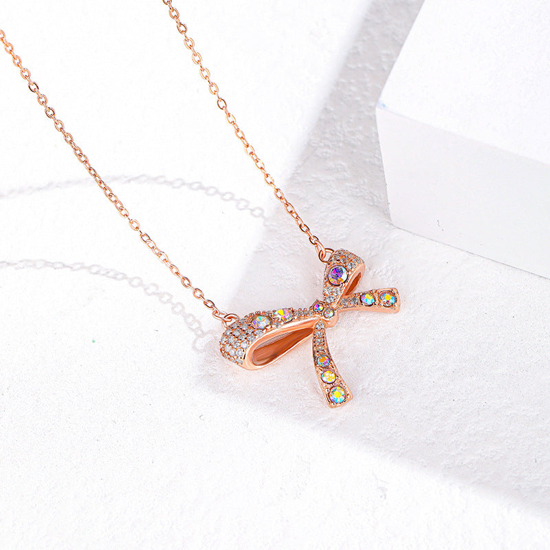 Bow Necklace Collar Chain CN462