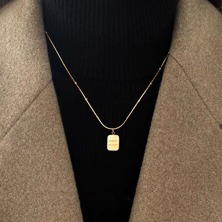 New Trendy Clavicle Chain Special-Interest Design Advanced Sense Cn412