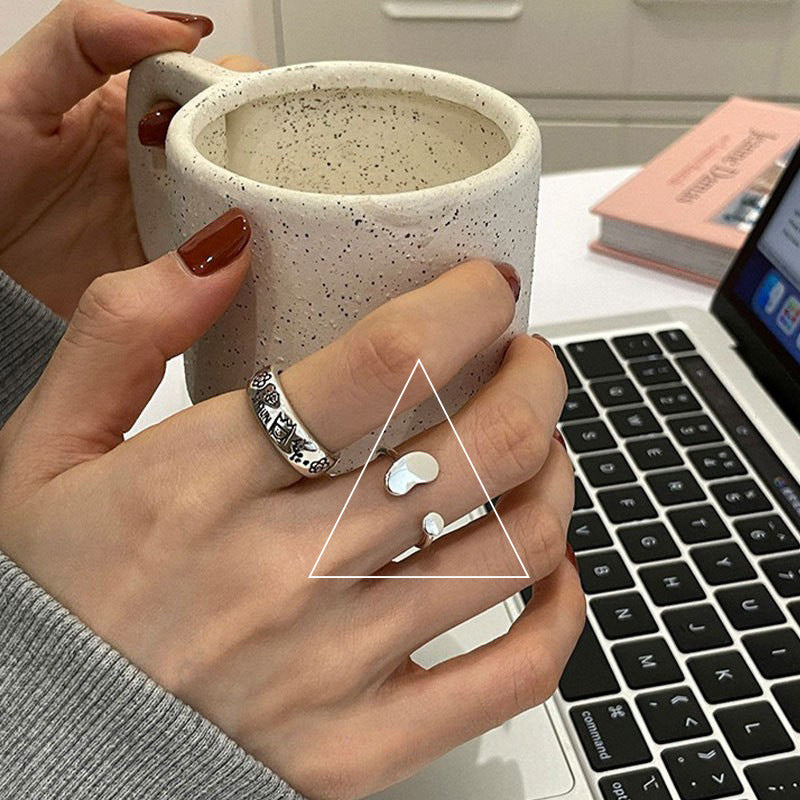 Weaving Hollow Open Ring Cn403