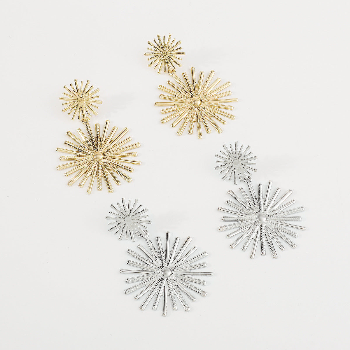 SONNENBLUME Ohr tropfen unregelmäßige Ohrringe Cn353