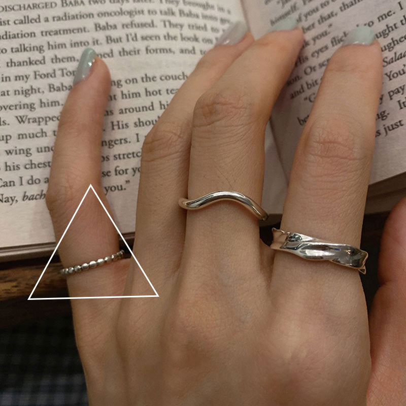 Weaving Hollow Open Ring Cn403