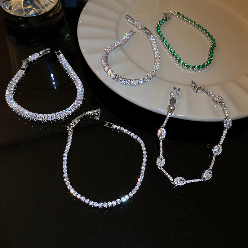 Zircon Square Bracelet Cn0249